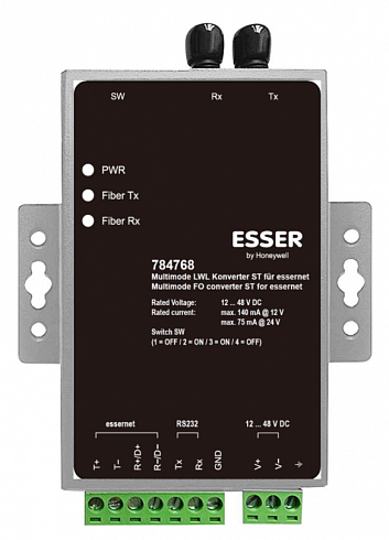 Оптоволоконный конвертер для Essernet Esser 784768